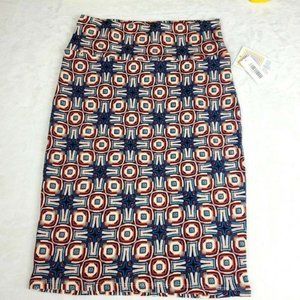 NWT LulaRoe Cassie Skirt Womens Size Small  Multicolor Stretch